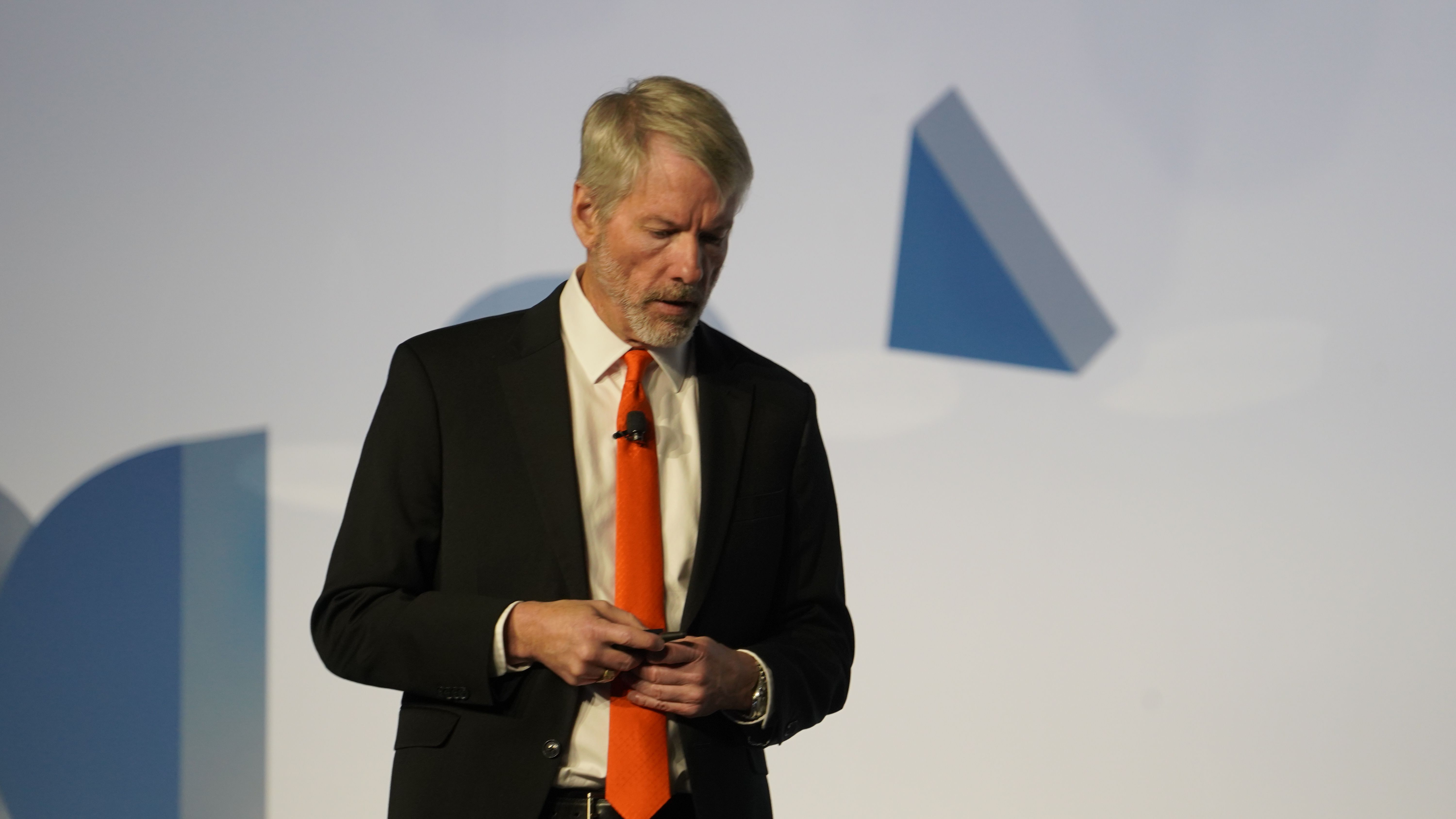 Strategy Executive Chairman Michael Saylor (Nikhilesh De)